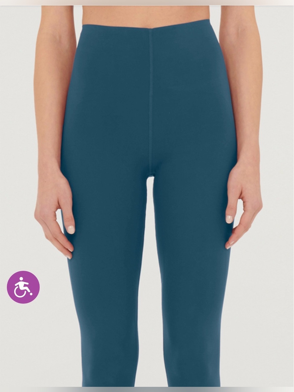 Wolford W-Bonded Leggings in Lake Size S - $240 - Picture 4 of 10